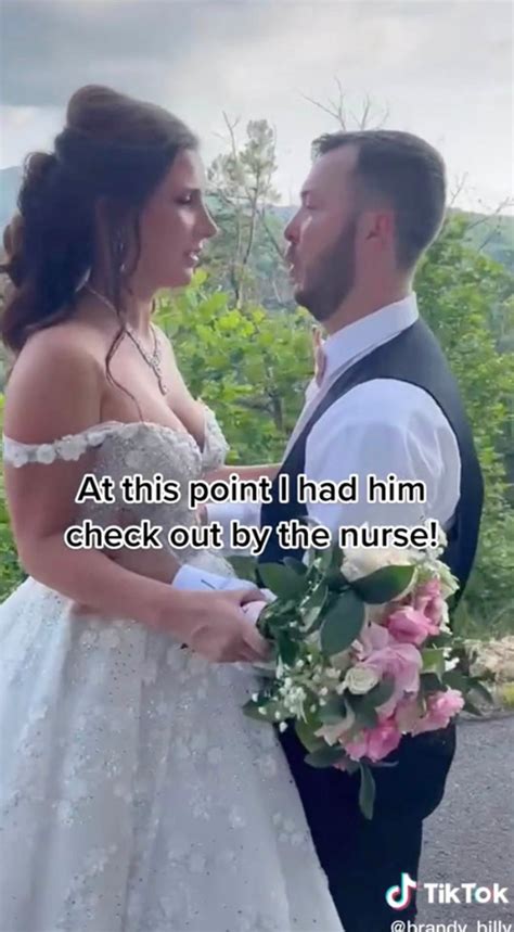 Bride films groom’s near ‘fatal’ freak